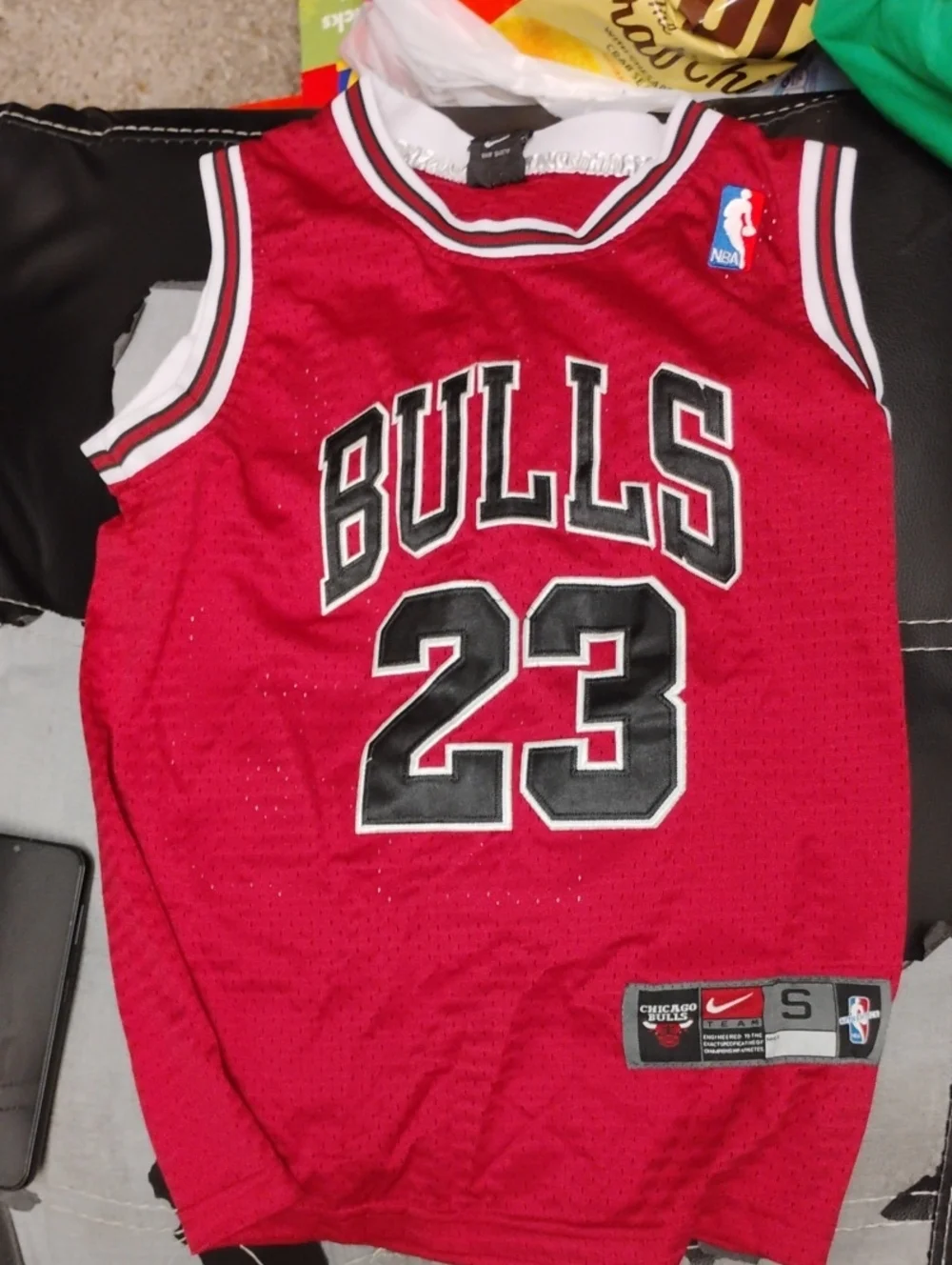 VINTAGE NIKE AUTHENTIC CHICAGO BULLS MICHAEL JORDAN #23 JERSEY SZ SMALL